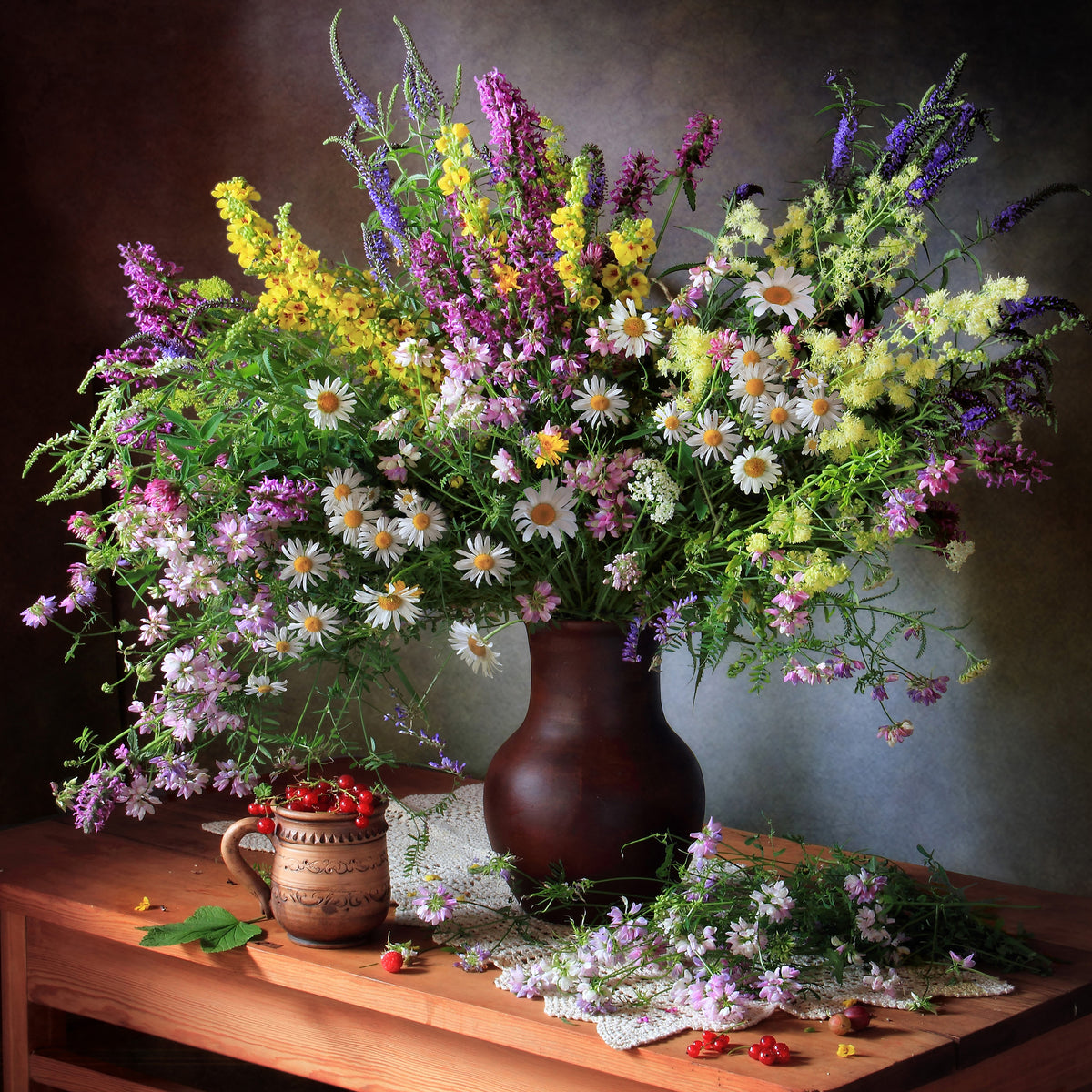 acrylic-print-still-life-with-wildflowers-and-berries-x