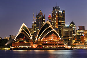 3-piece-canvas-print-skyline-with-the-boat-in-front-of-sydney