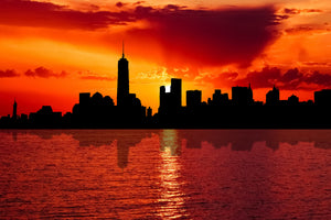 aluminium-print-nyc-skyline-at-dusk