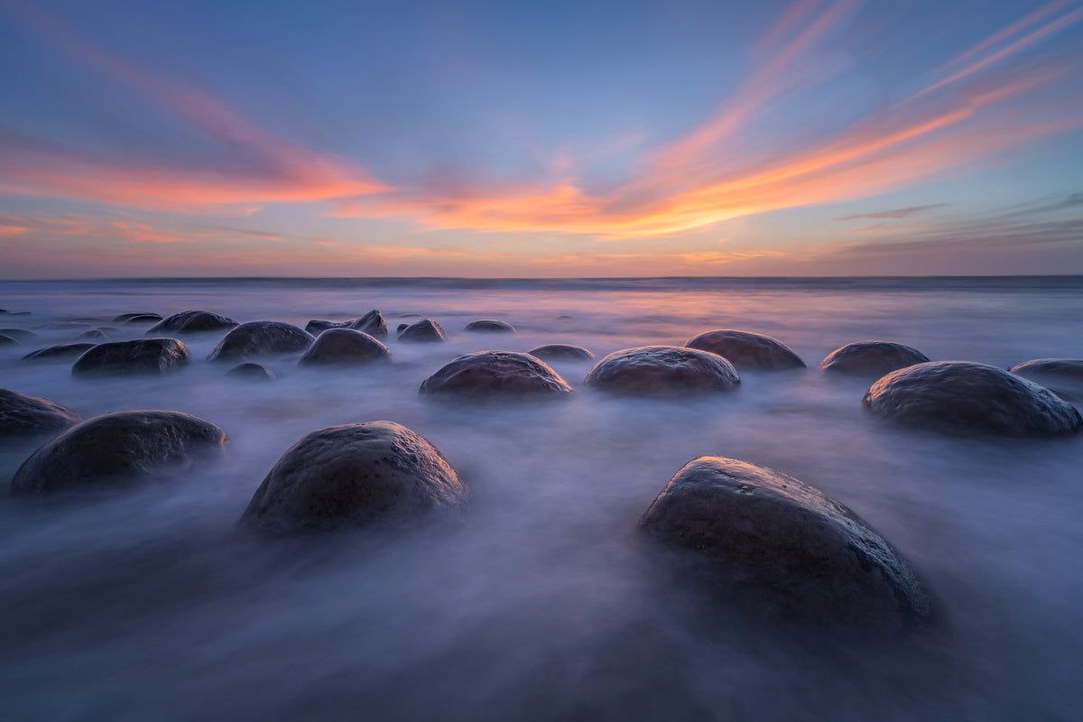 aluminium-print-sunset-at-bowling-ball-beach-x
