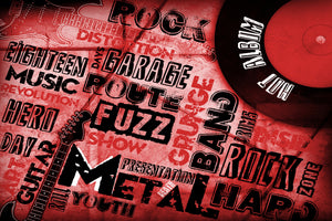 canvas-print-writings-music-grunge