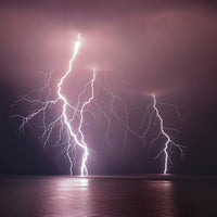 4-piece-canvas-print-thunderbolt-over-the-sea