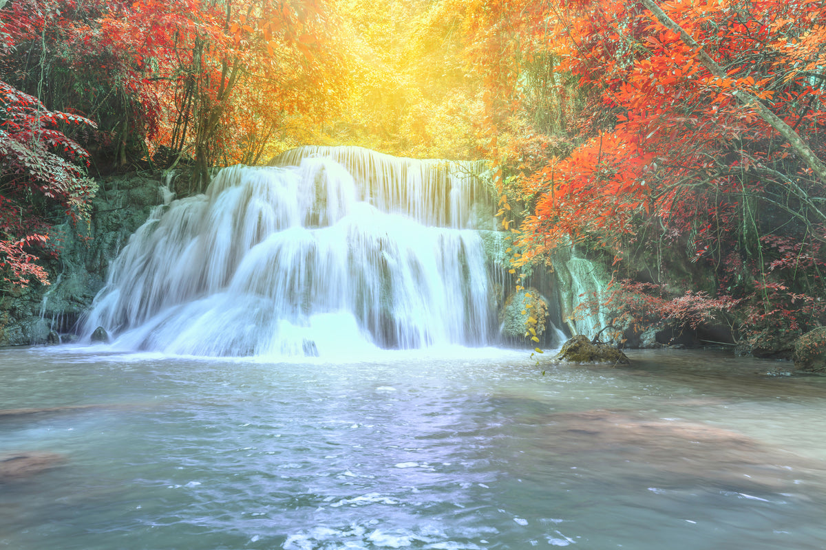 modern-3-piece-aluminium-print-waterfall-in-light
