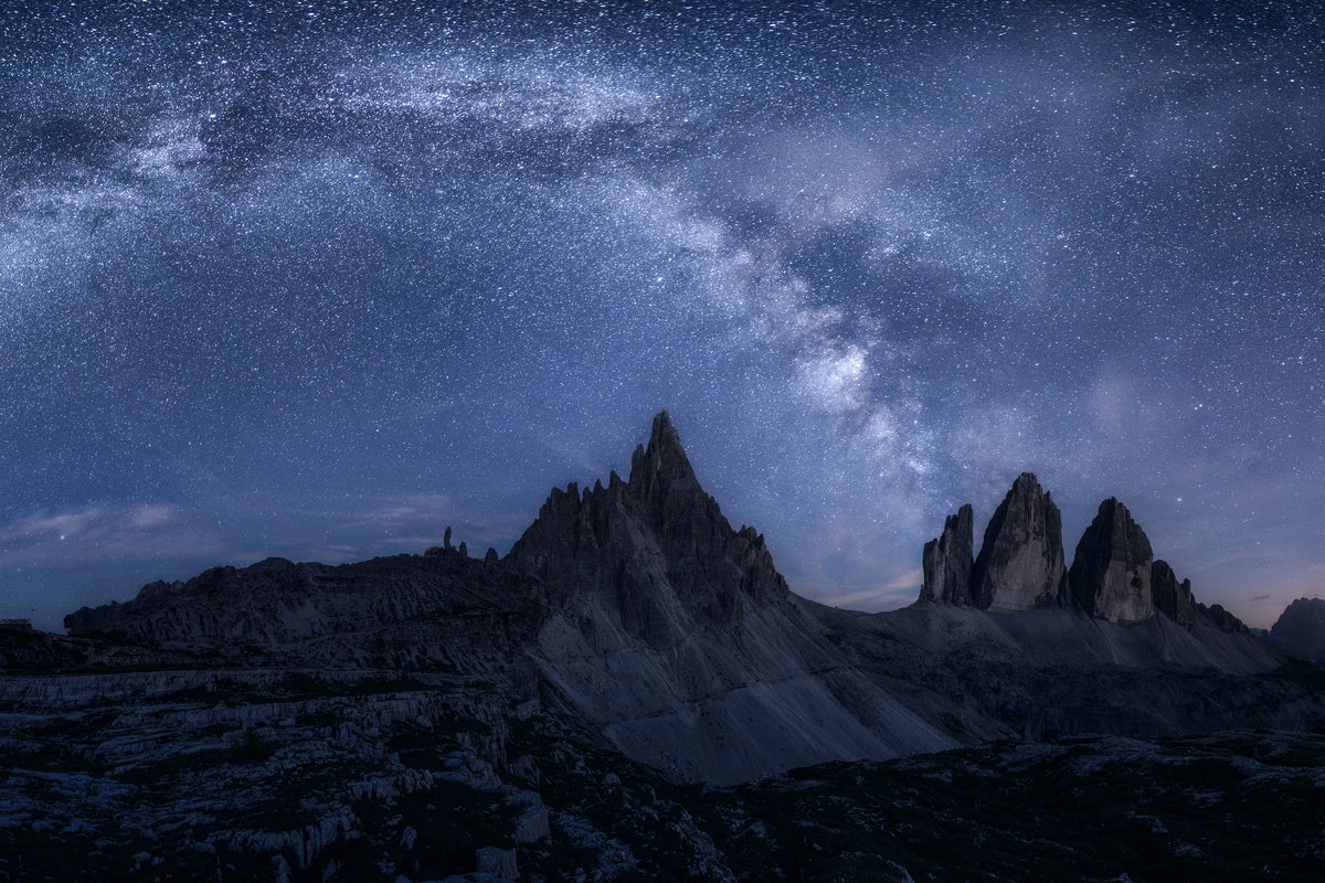 modern-3-piece-canvas-print-stars-in-the-dolomites