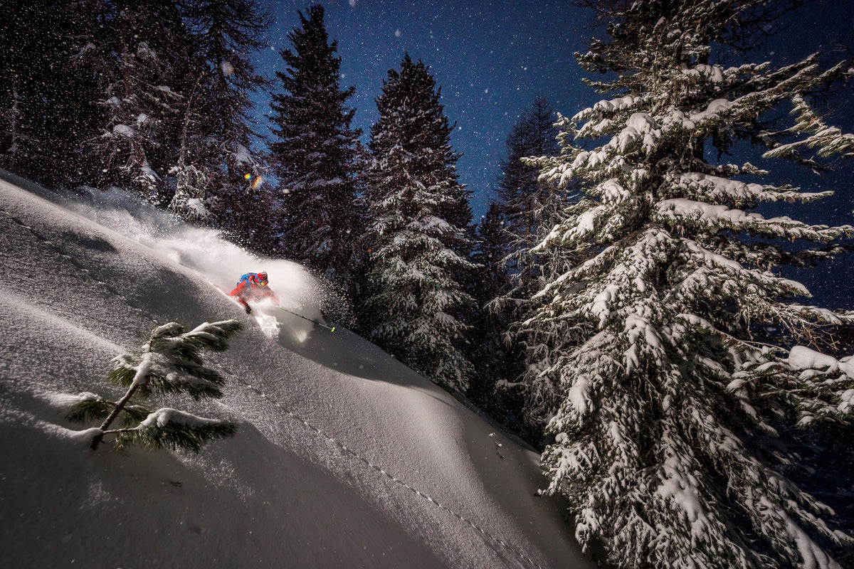 3-piece-aluminium-print-night-powder-turns-with-adrien-coirier