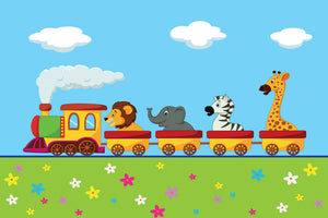 modern-3-piece-acrylic-print-animal-train