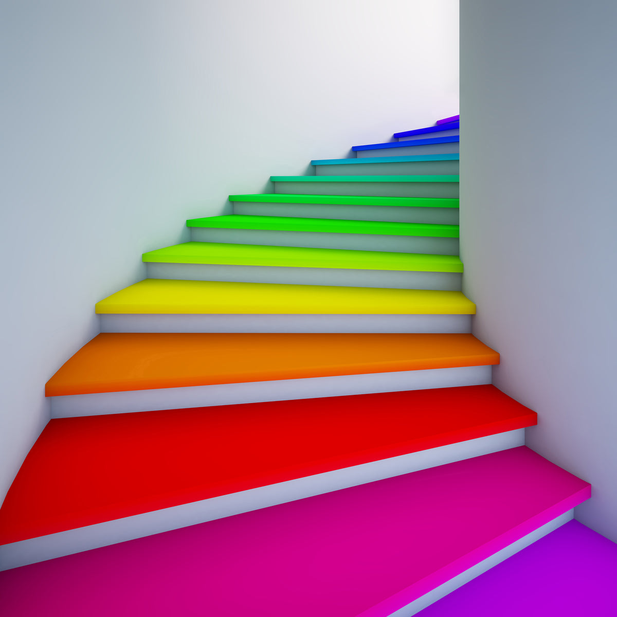 9-piece-acrylic-print-colorful-stairs