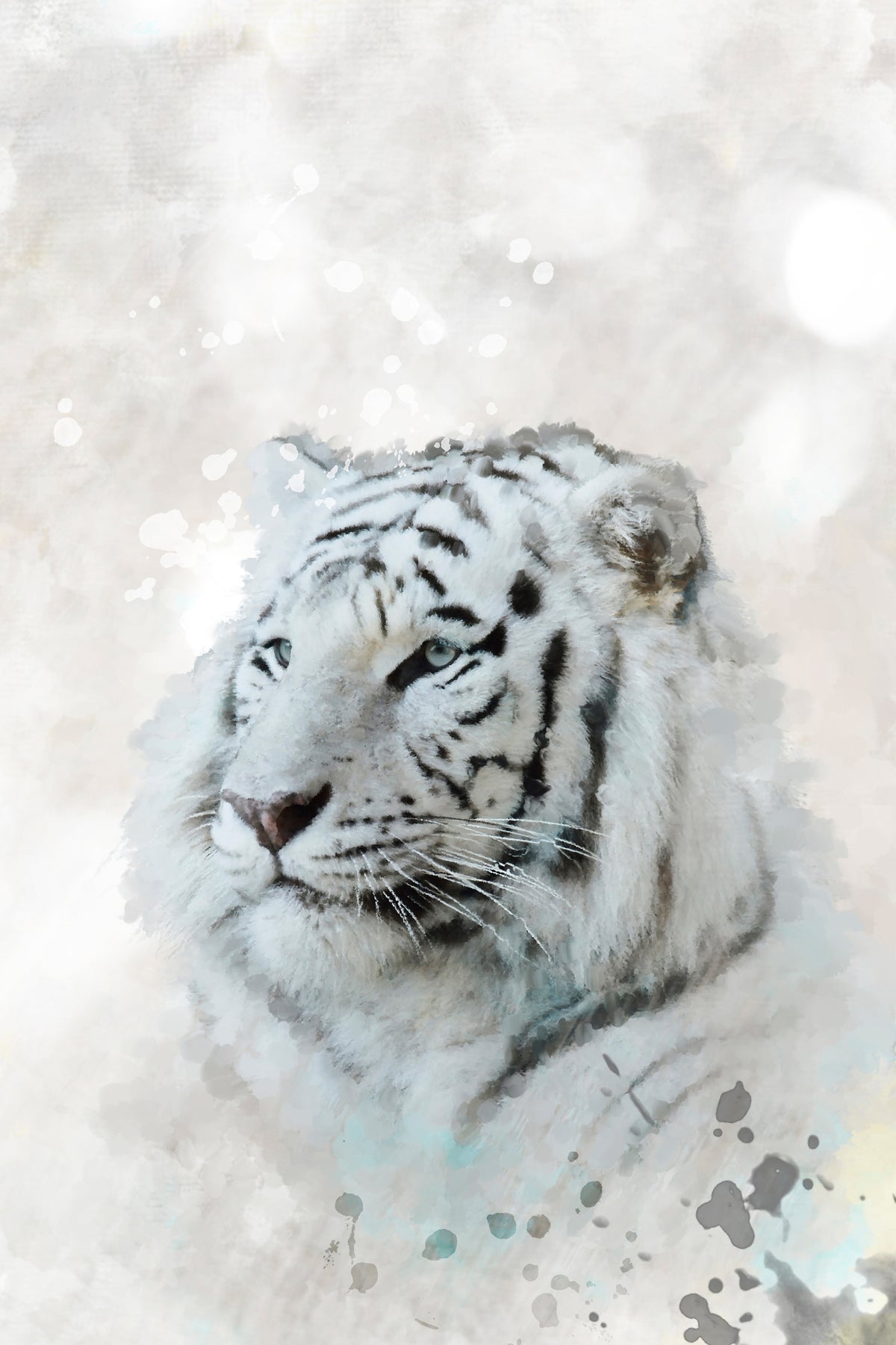 framedposter-print-tiger-painting