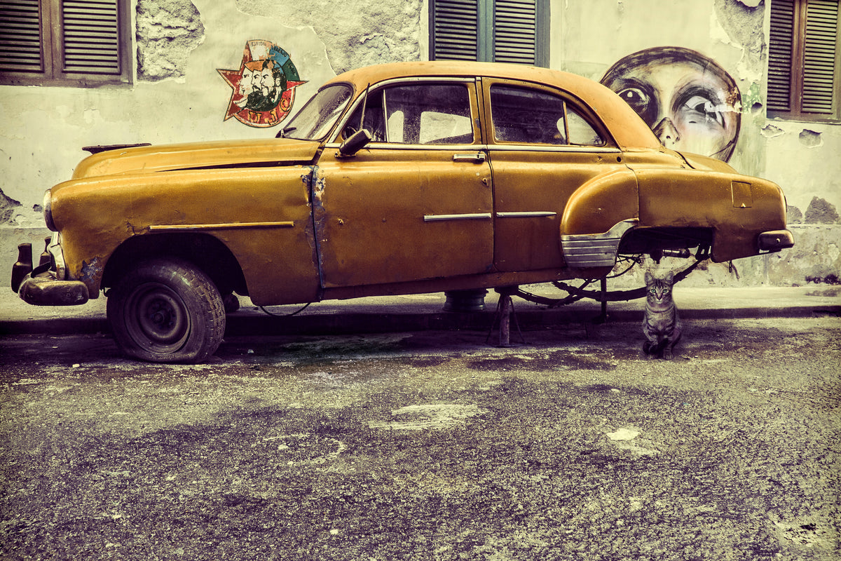 acrylic-print-old-car