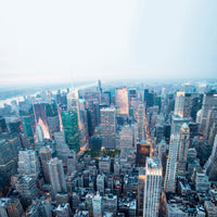 4-piece-aluminium-print-skyline-manhattan-at-dusk