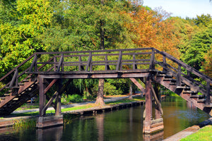 aluminium-print-old-wood-bridge
