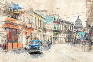 acrylic-print-painting-vintage-cuba