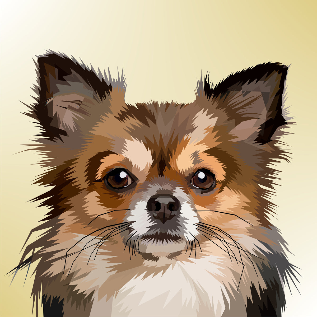 aluminium-print-pop-art-dog-portrait
