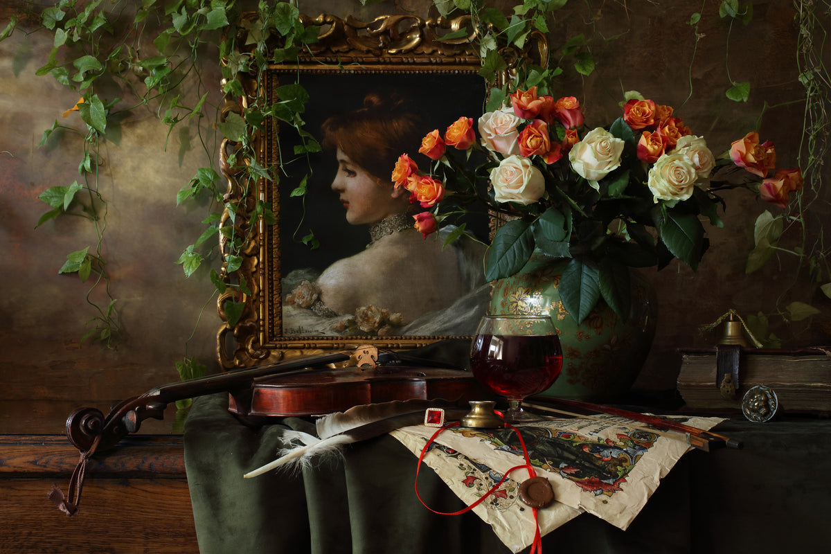 canvas-print-still-life-with-violin-and-flowers-ii