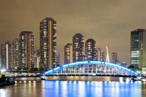 3-piece-aluminium-print-skyline-tokyo-at-night