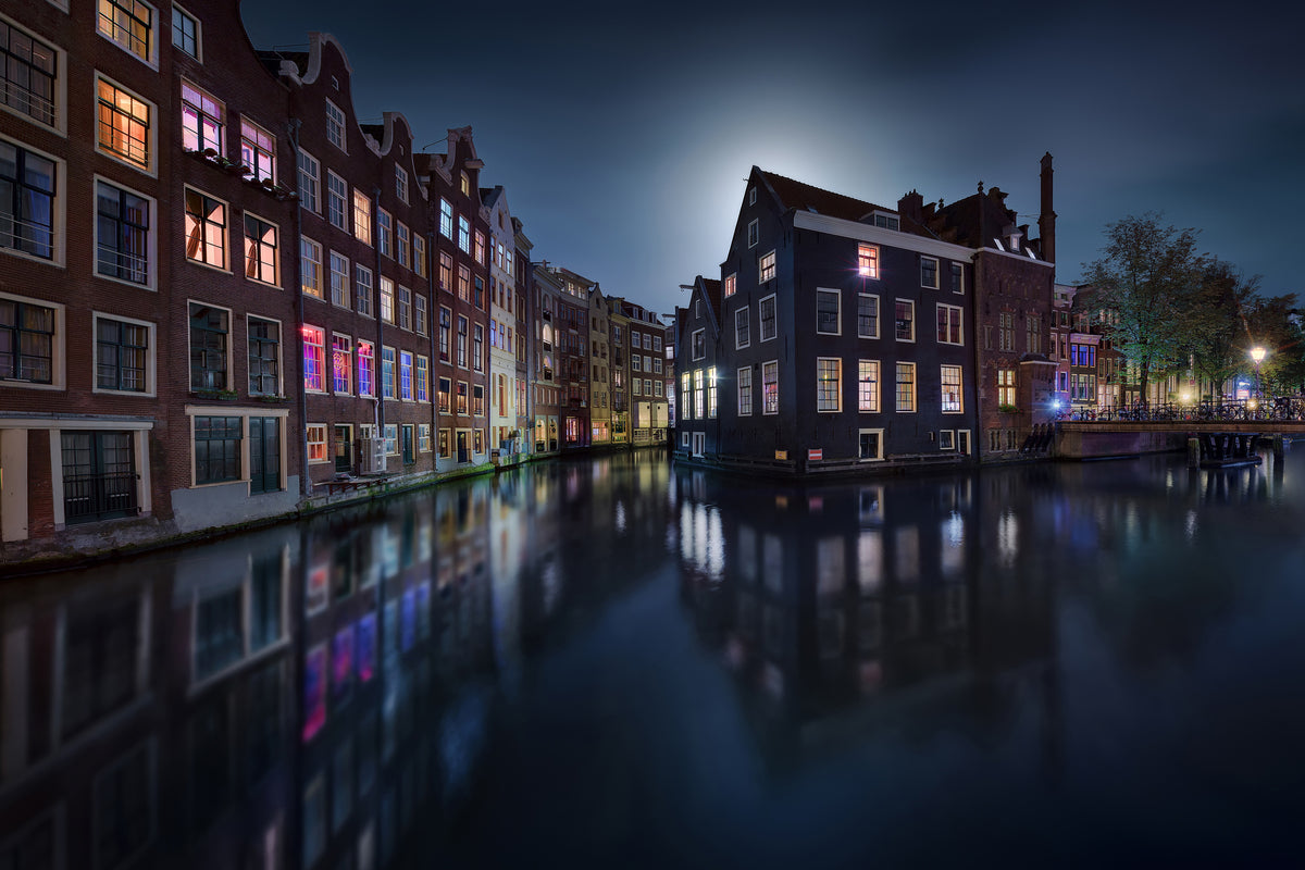modern-3-piece-acrylic-print-moonlight-over-amsterdam
