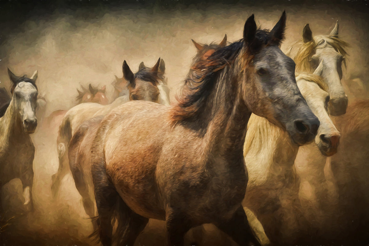 canvas-print-painting-wild-horses
