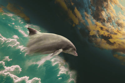 poster-print-fascination-dolphin