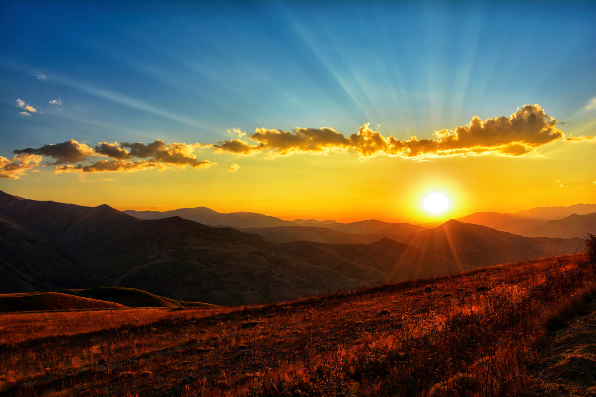 3-piece-aluminium-print-sunset-in-the-world-of-mountains