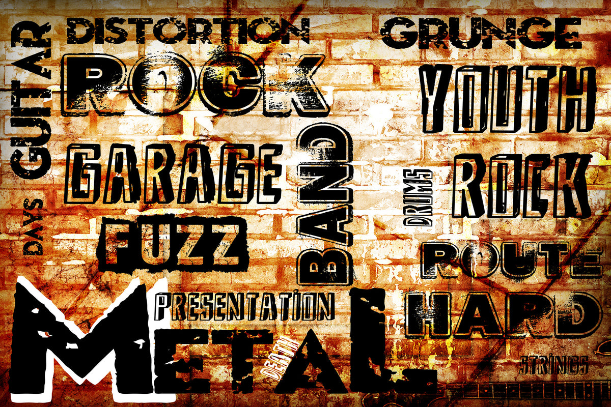 framedcanvas-print-rock-in-grunge-style