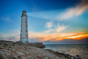 framedcanvas-print-sunset-at-the-lighthouse