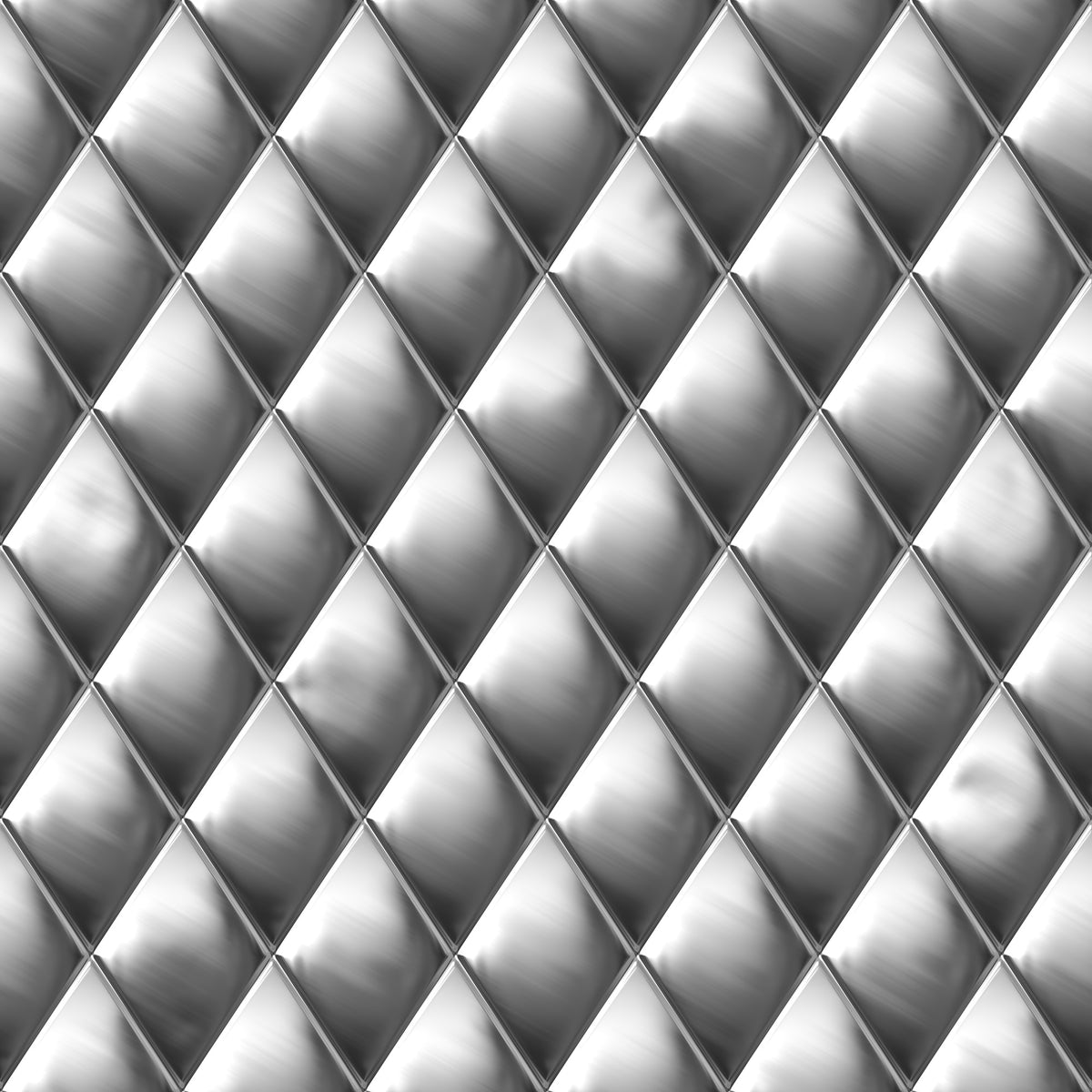 9-piece-canvas-print-3d-lozenges-silver-grey