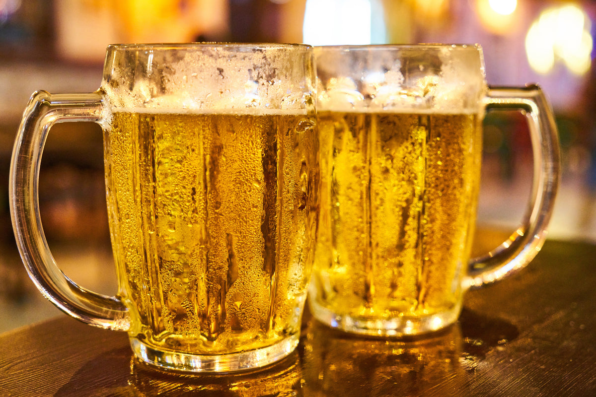 aluminium-print-2-beer-glasses