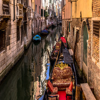 4-piece-aluminium-print-the-gondolas-of-venice