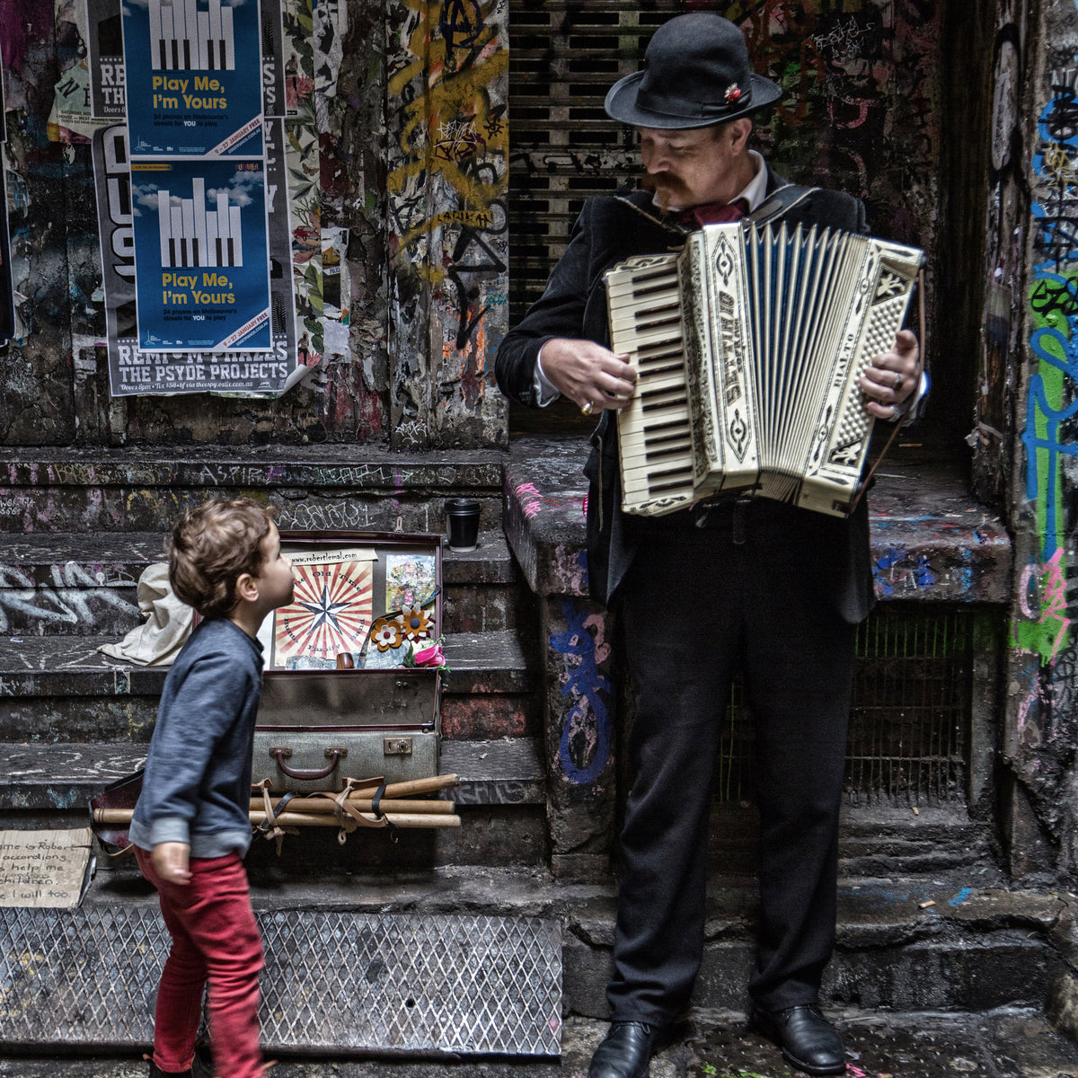 9-piece-canvas-print-the-busker-and-the-boy