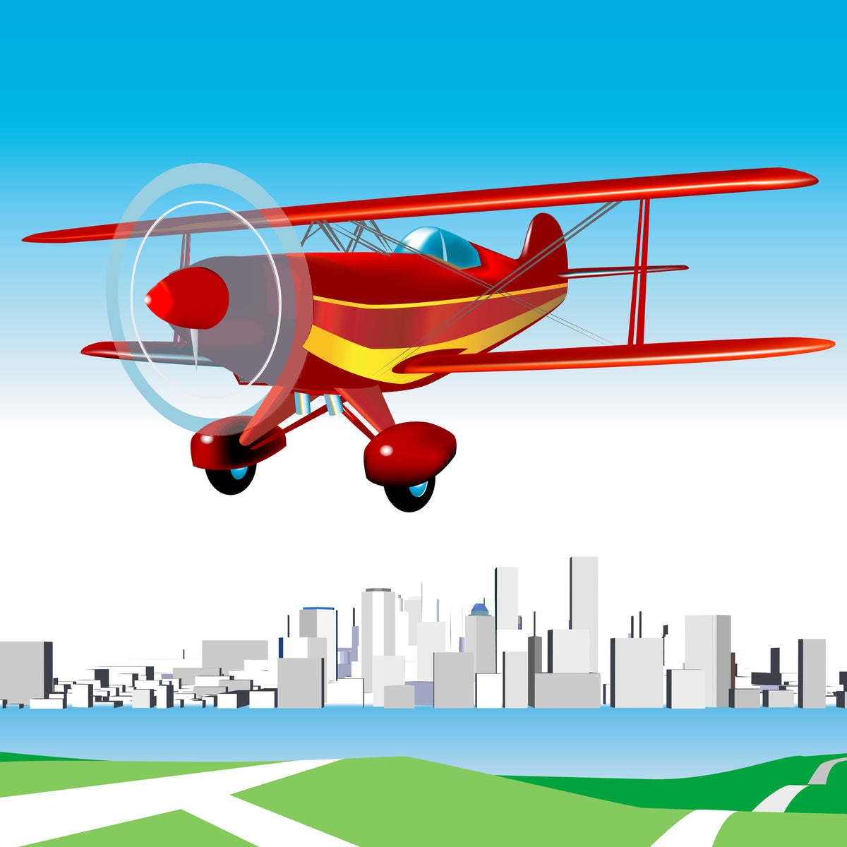 9-piece-acrylic-print-flying-aircraft