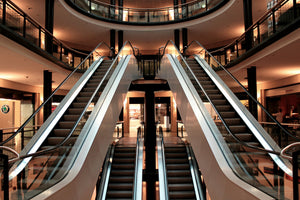 3-piece-acrylic-print-escalator-in-shopping-mall