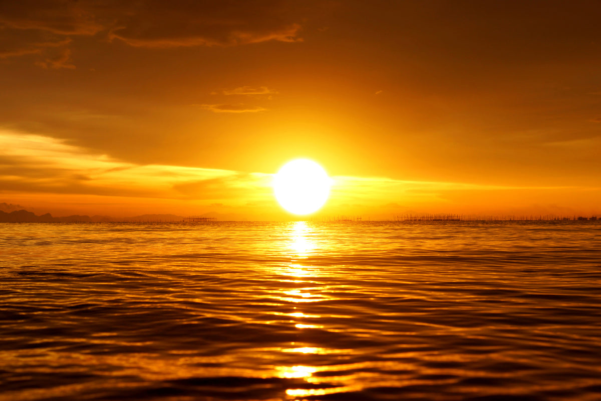 poster-print-glowing-sunset-on-the-water