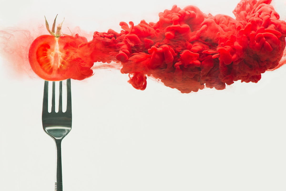 modern-3-piece-aluminium-print-disintegrated-tomato