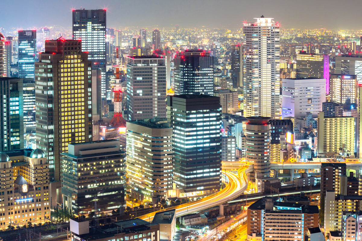framedposter-print-skyline-osaka-in-sea-of-lights