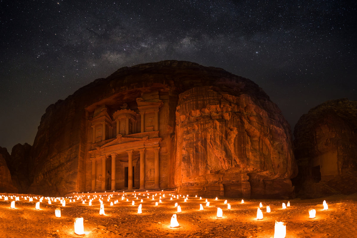 aluminium-print-petra-by-night