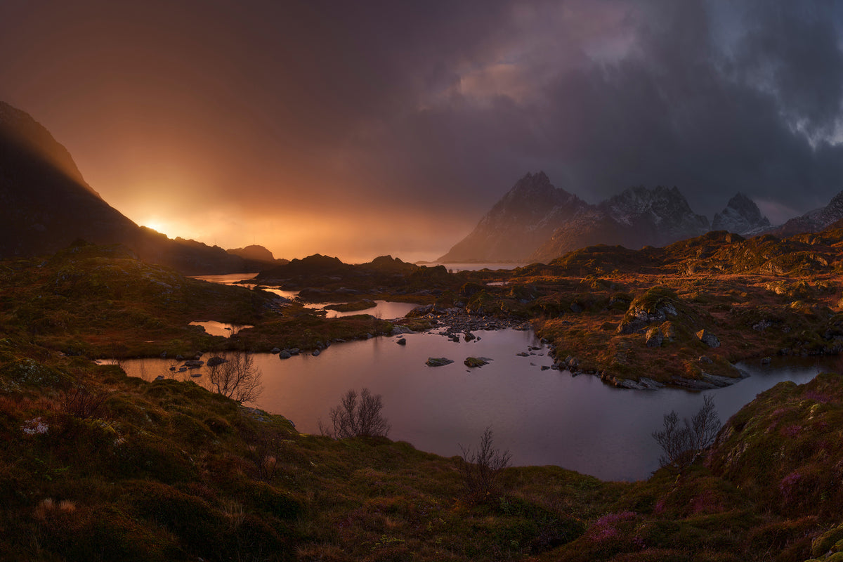 acrylic-print-sunrise-over-lofoten