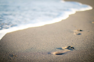 poster-print-footprints-in-the-sand-on-the-beach