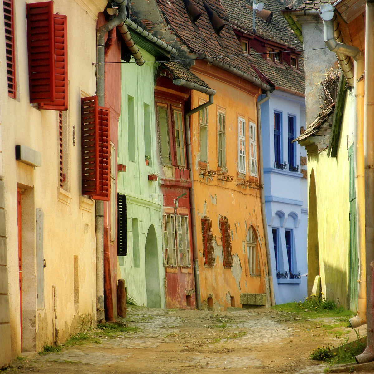 9-piece-canvas-print-colorful-street