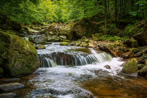 3-piece-canvas-print-relaxation-at-the-waterfall-ii