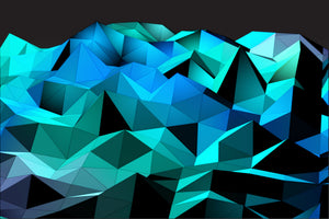 framedposter-print-3d-diamonds