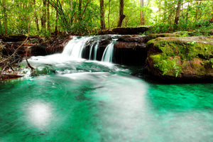 modern-3-piece-aluminium-print-the-river-at-waterfall