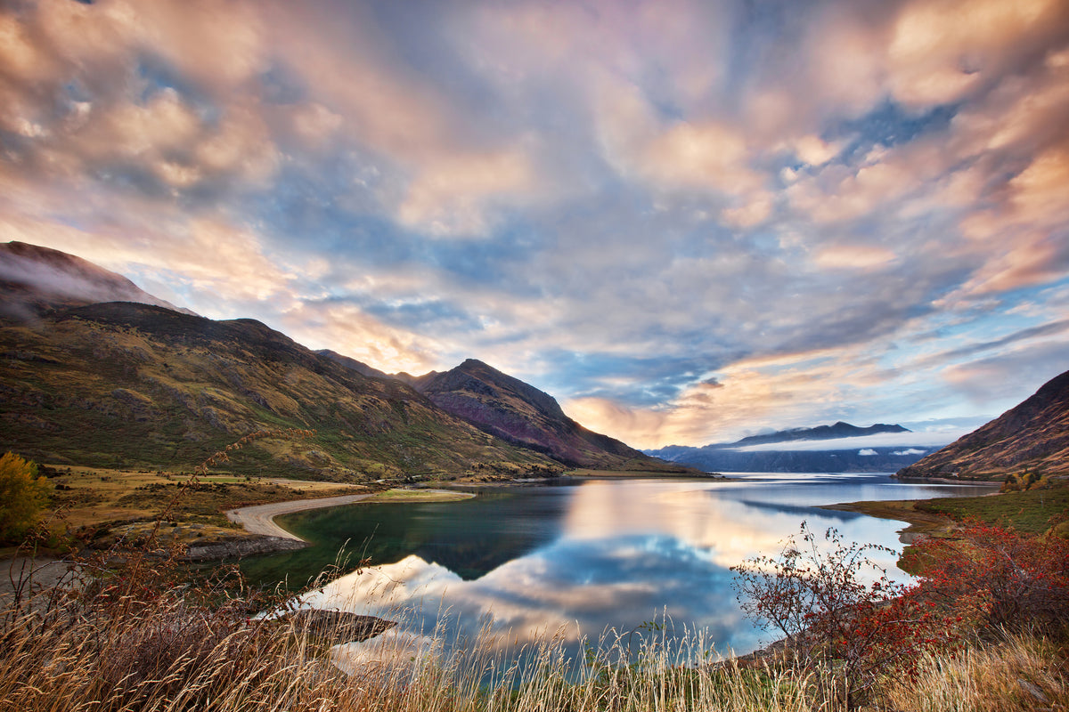 aluminium-print-morning-delight-at-lake-hawea