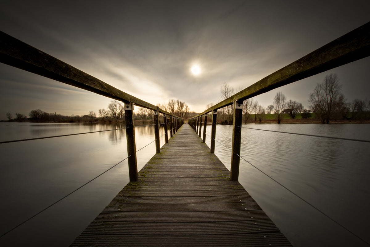 modern-3-piece-aluminium-print-the-wooden-bridge