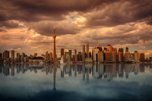 3-piece-canvas-print-toronto-at-dusk