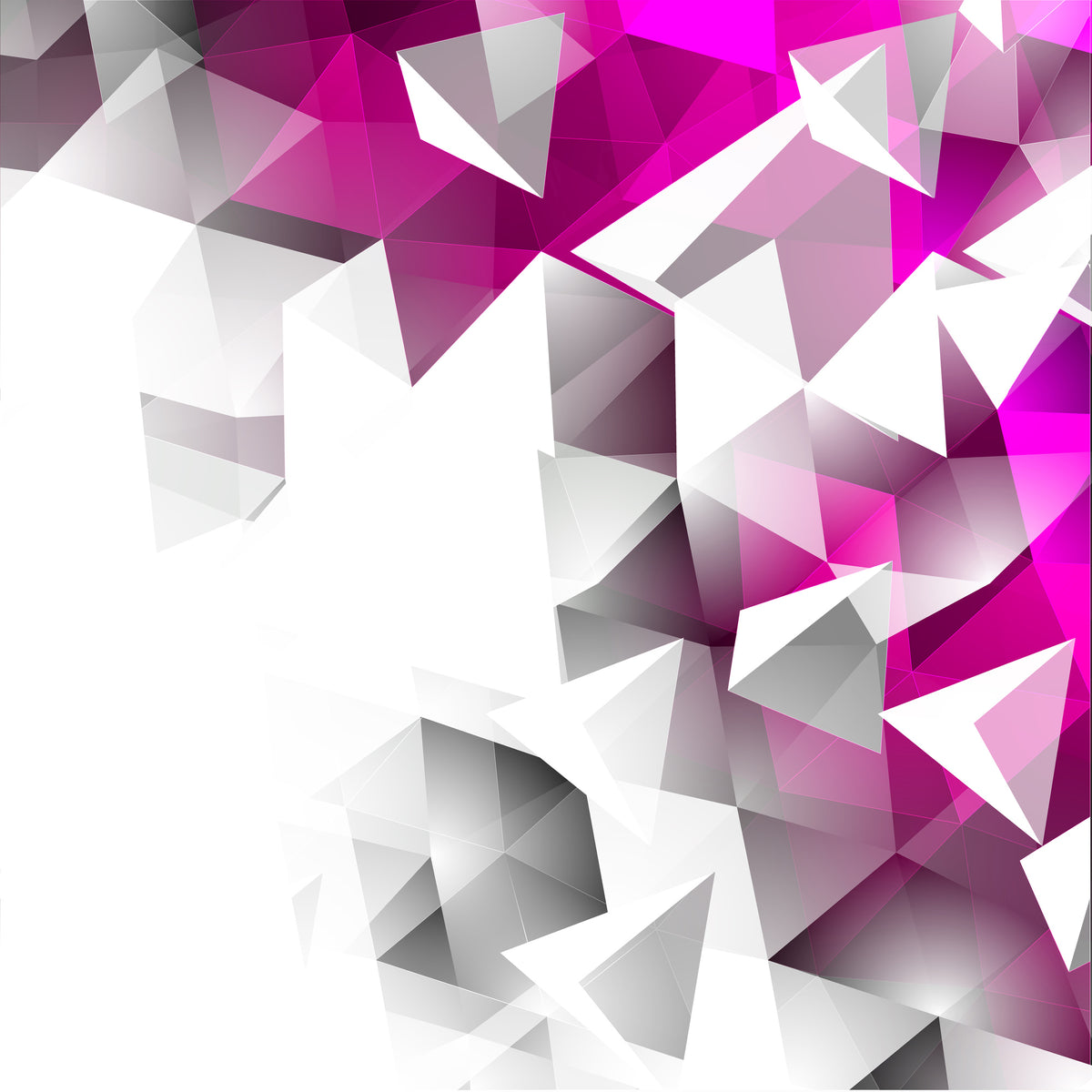poster-print-3d-crystals-pink
