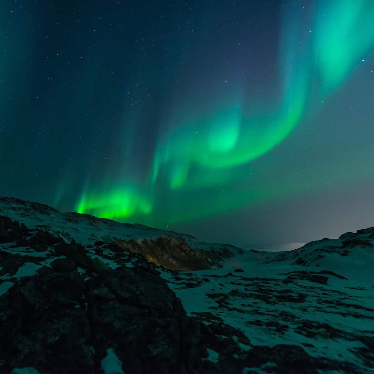 9-piece-aluminium-print-fascination-northern-lights