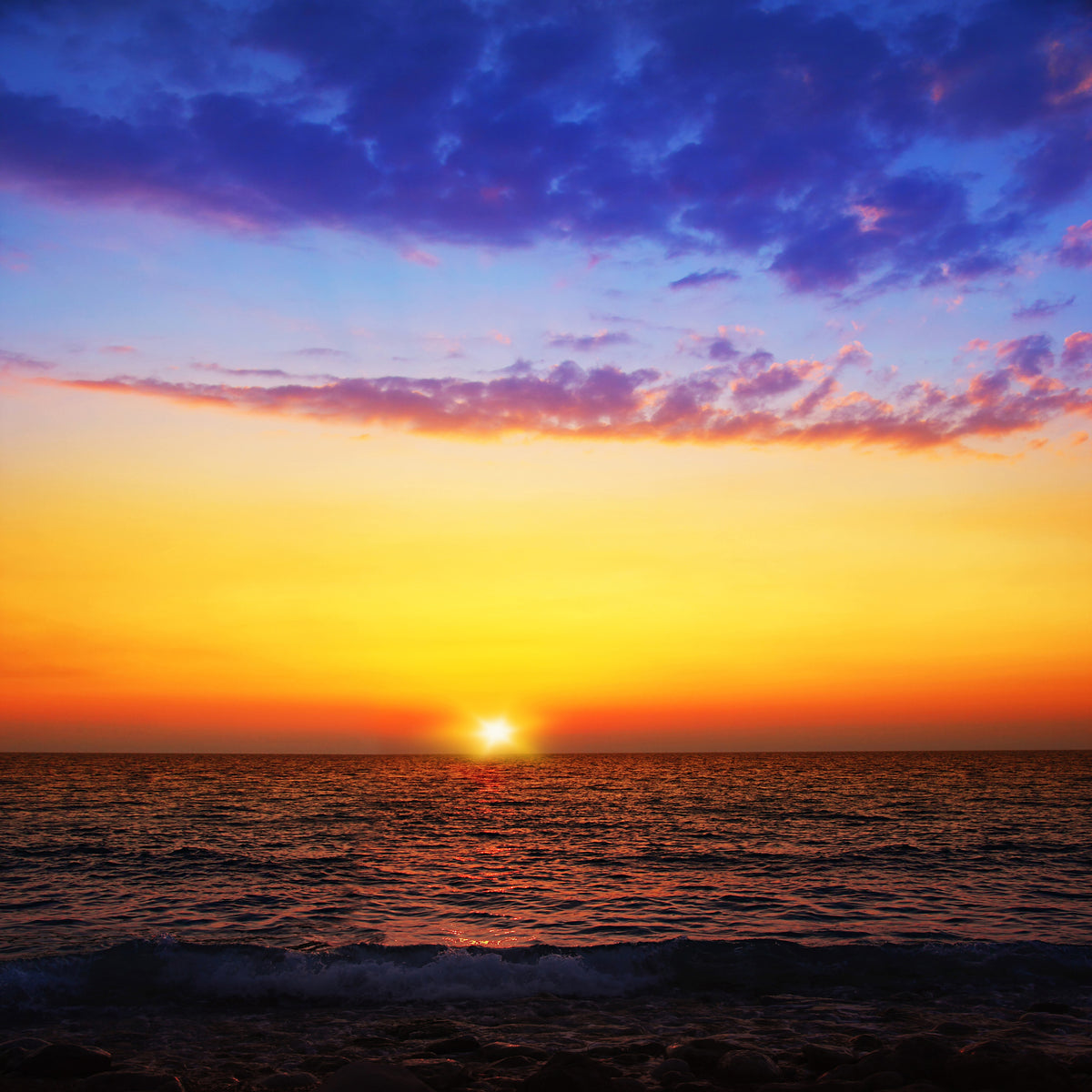 4-piece-acrylic-print-vibrant-sunset